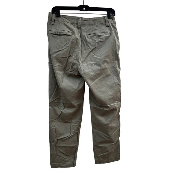 Gap Mid Rise Downtown Khakis Color: Mesculen Green (Size 8) NWOT - Picture 8 of 10